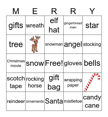 Christmas Bingo Card