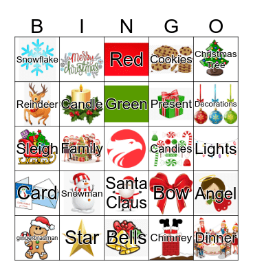 Christmas Bingo Card