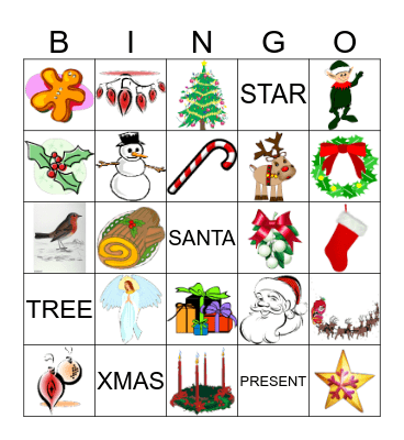 Christmas Bingo Card