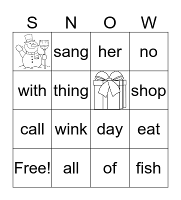Wonders Unit 2 Week 4 Bingo Card