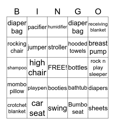 Adeline  Bingo Card