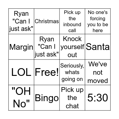 Jordan Bingo Card