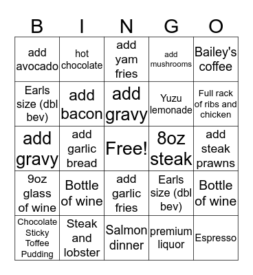 Holiday Bingo! Bingo Card
