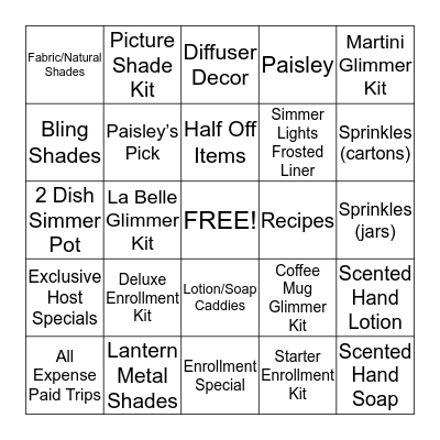 Pink Zebra Party Bingo Card