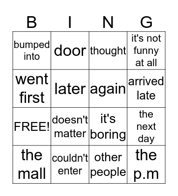 Antipotico Bingo Card