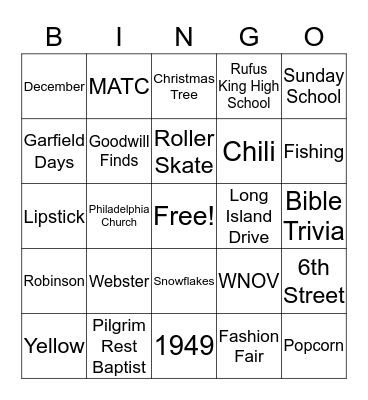 Get to Know Gloria Bingo Card