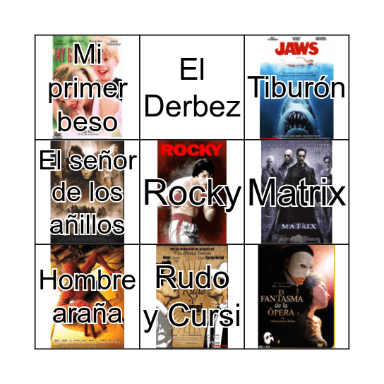 Posada Kerry Bingo Card