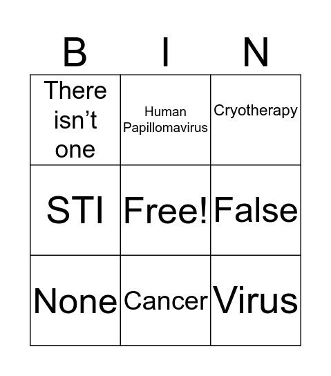 Bingo game Bingo Card