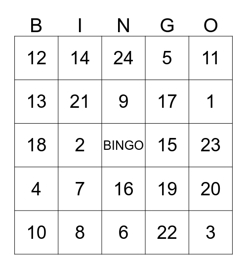 L O O Z E N Bingo Card