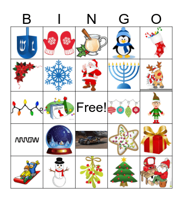 GES Holiday Bingo Card