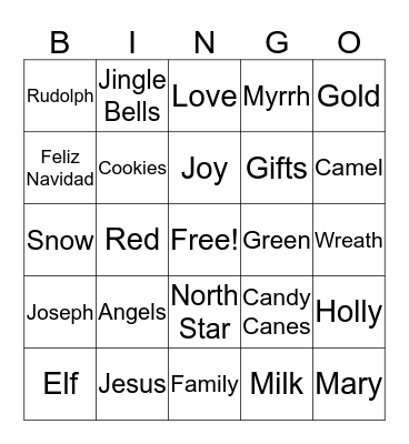 Gwyn Bingo Card
