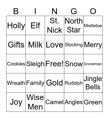Morley Bingo Card