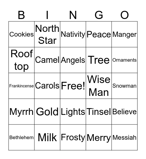 Izzy Farrar Bingo Card