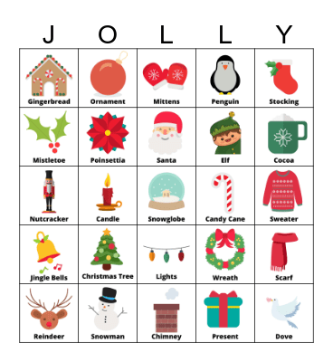 HOLIDAY BINGO Card