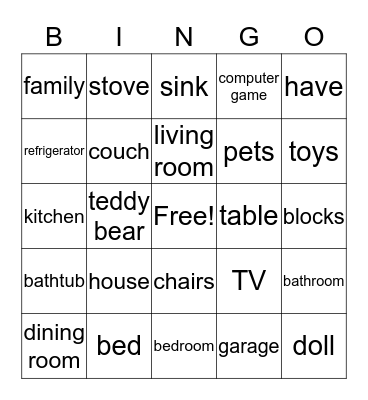 Units 3 and 4 Bingo Card