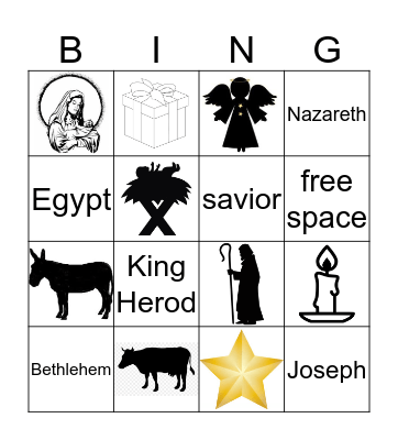 Christmas Bingo Card