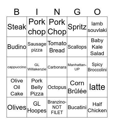 Bingo Impossible Bingo Card
