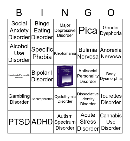 DSM-5 Bingo! Bingo Card