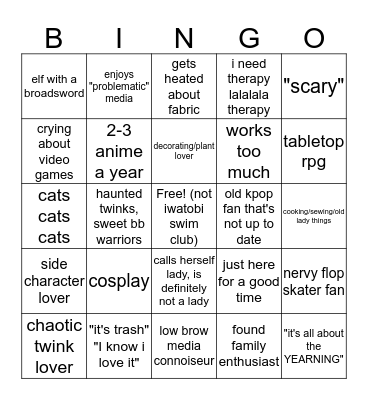 Mäddys Bingo Card