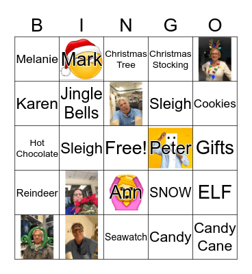 HOLIDAY BINGO Card