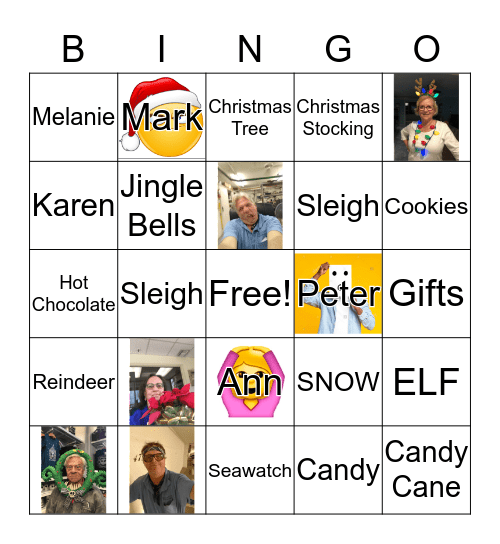 HOLIDAY BINGO Card