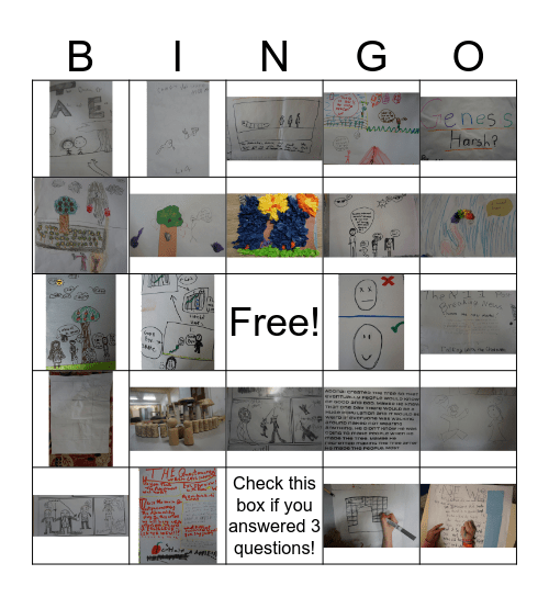 Yotzrim Bingo Card