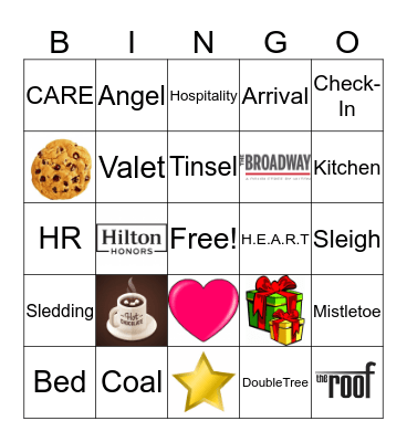 Broadway Bingo Card