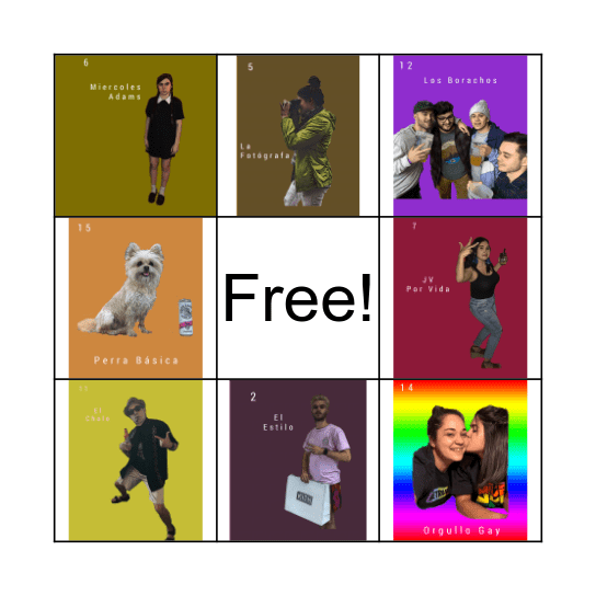 Crew Bingo! Bingo Card