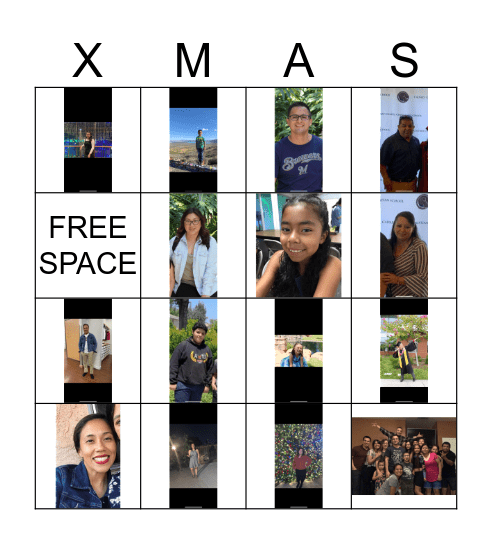 FAMILY LOTERIA Bingo Card