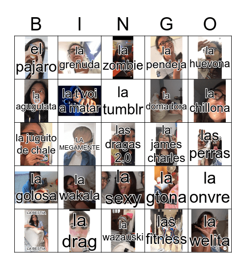 The Farquaad Star Squad Bingo Card