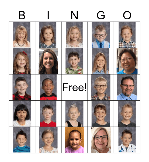 Miss Mescher's Class Bingo Card