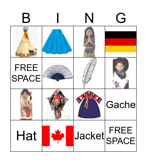 Flags Bingo Card