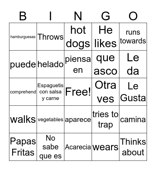 winston Bingo Card