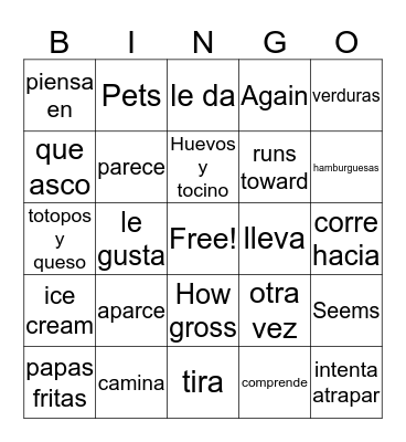 winston Bingo Card
