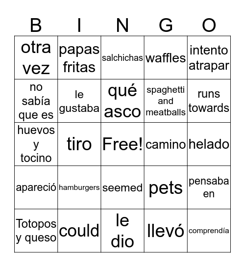 Fich dich Bingo Card