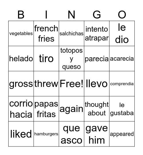 winston Bingo Card