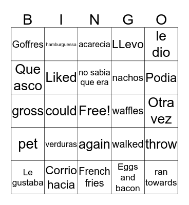 Winston Bingo Card