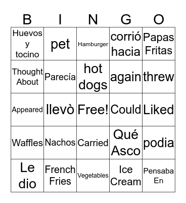 Winston Bingo Card