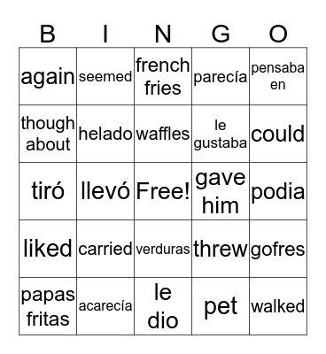 Winston Bingo Card