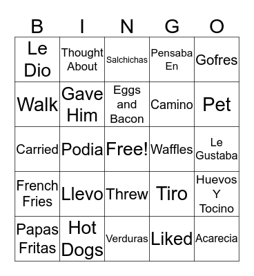 Winston Bingo Card