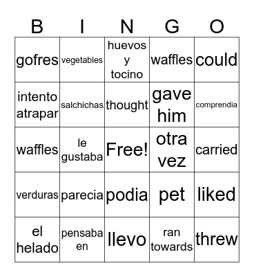 Winston Bingo Card