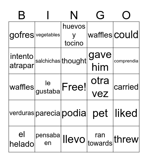 Winston Bingo Card