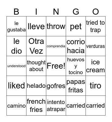 Winston Bingo Card