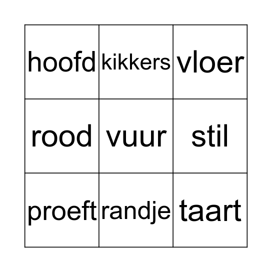 Een pittig soepje Bingo Card
