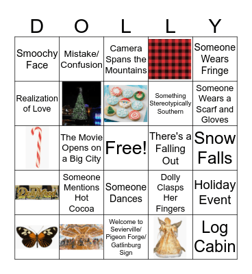 Holly Dolly Bingo Card