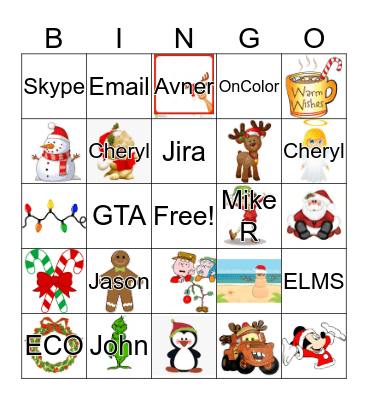 ProImage Bingo Card