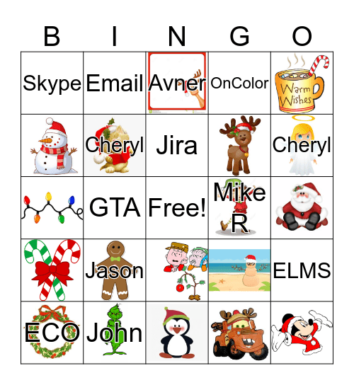 ProImage Bingo Card