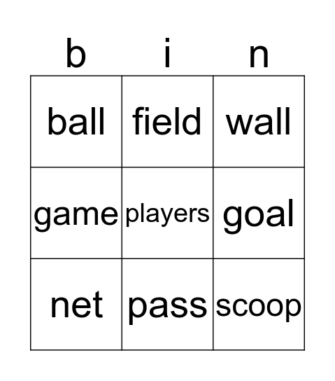 futball and alia ali Bingo Card