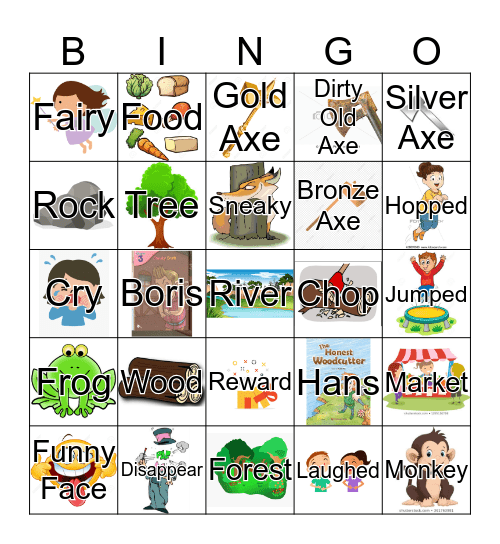 The Honest Woodcutter Bingo Card