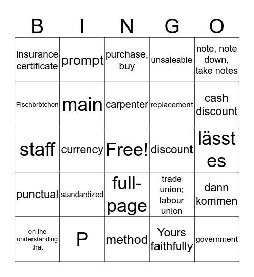 Bullshit Bingo Card